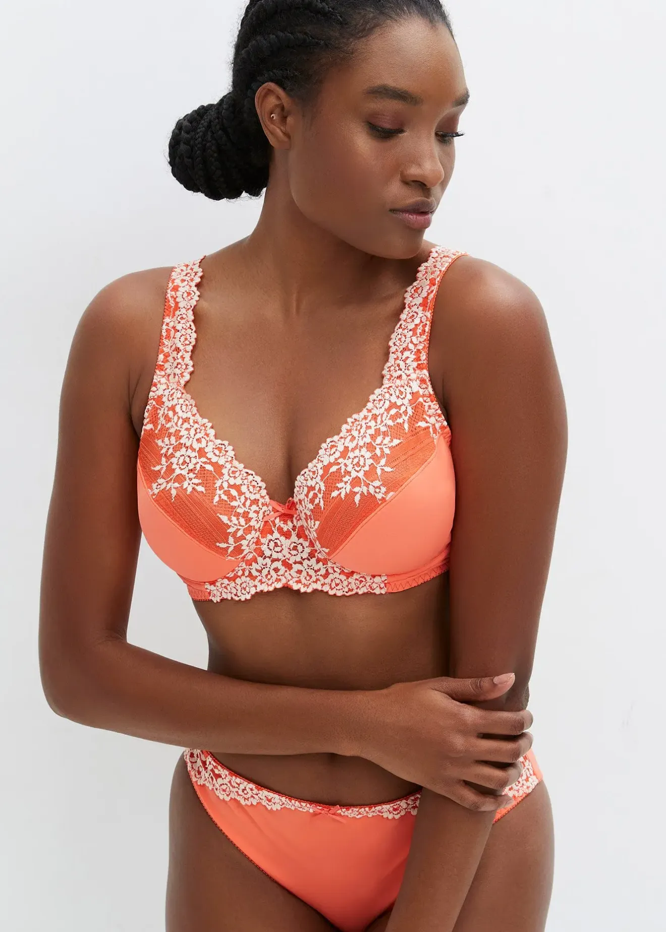 Femme bonprix Dessous|Soutiens-Gorge|Lot de 2 soutiens-gorge à armatures et dentelle