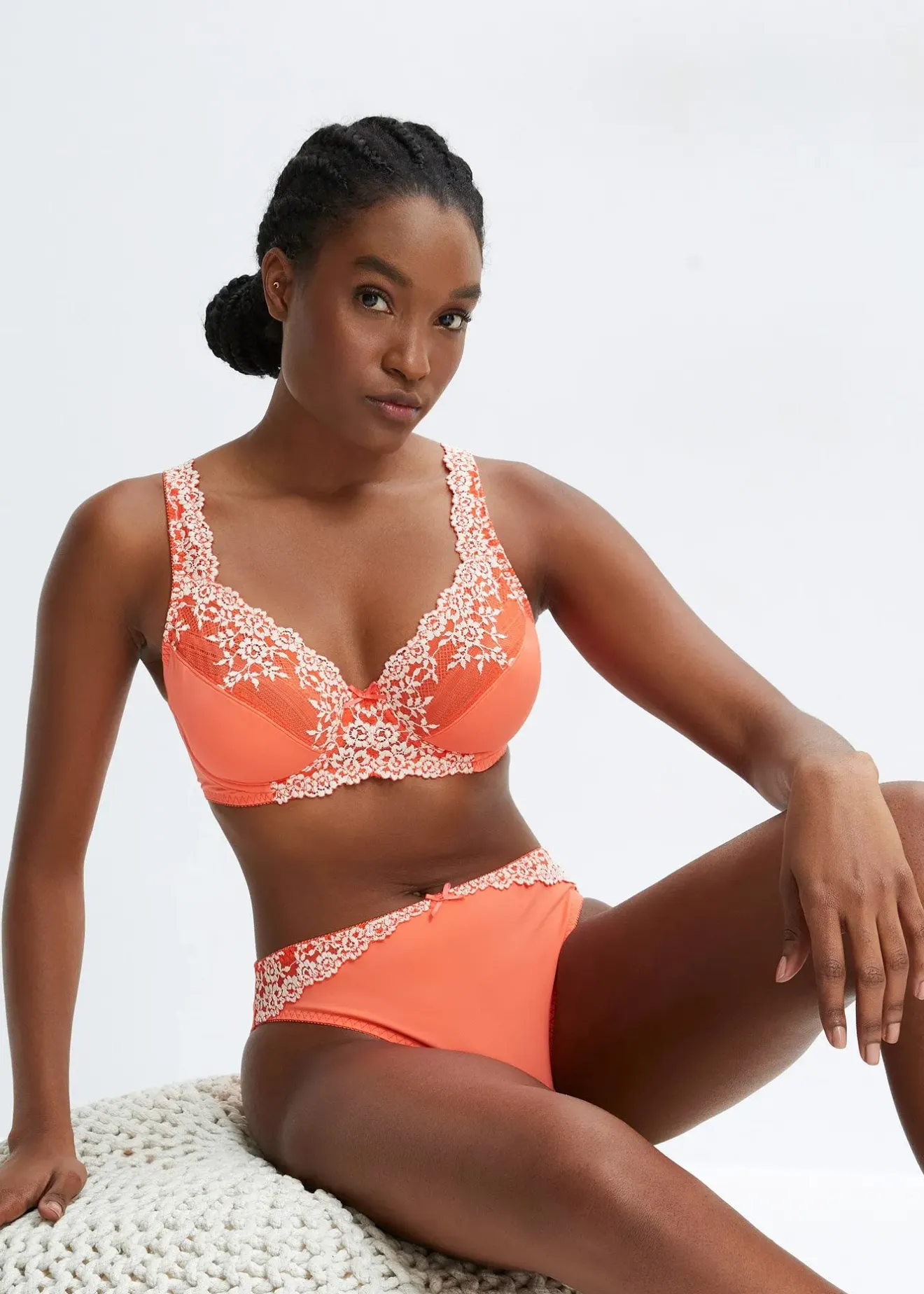 Femme bonprix Dessous|Soutiens-Gorge|Lot de 2 soutiens-gorge à armatures et dentelle