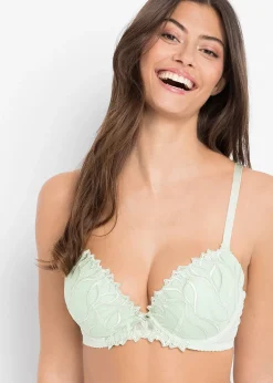 bonprix Lot de 2 soutiens-gorge à coques et broderies|Femme Dessous|Soutiens-Gorge