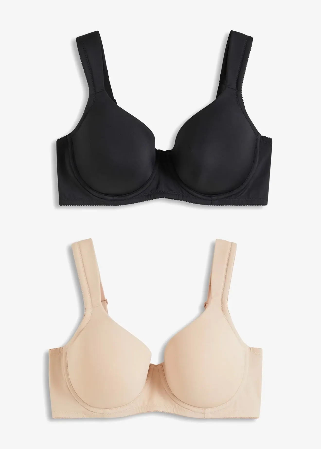 bonprix Lot de 2 soutiens-gorge à coques et armatures|Femme Grands Bonnets D-H