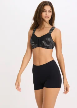 Femme bonprix Lingerie Coton|Soutiens-Gorge|Lot de 2 soutiens-gorge à fermeture devant, sans armatures