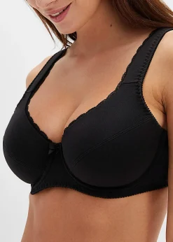 bonprix Lot de 3 soutiens-gorge coton à armatures|Femme Grands Bonnets D-H