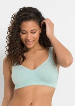 Femme bonprix Basiques|Lingerie Coton|Lot de 2 soutiens-gorge coton moulés sans armatures