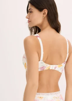 bonprix Lot de 2 soutiens-gorge coton à coques et armatures|Femme Grands Bonnets D-H|Lingerie Coton