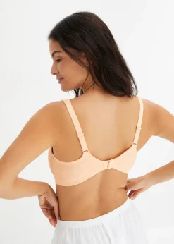 bonprix Lot de 2 soutiens-gorge coton sans armatures|Femme Grands Bonnets D-H|Basiques