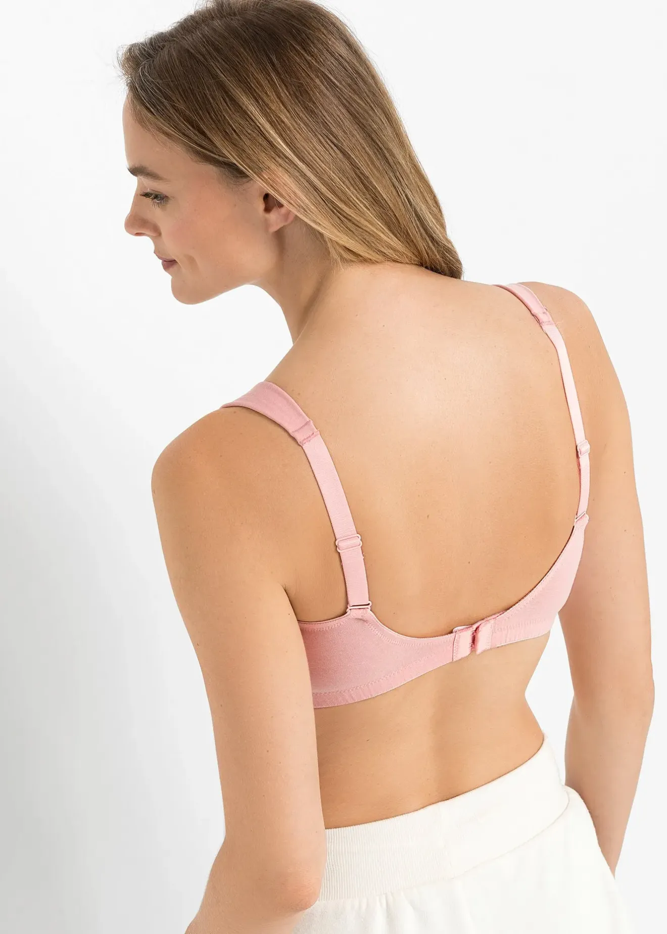 Femme bonprix Basiques|Lingerie Coton|Lot de 2 soutiens-gorge coton sans armatures