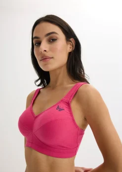 Femme bonprix Grands Bonnets D-H|Basiques|Lot de 2 soutiens-gorge coton sans armatures