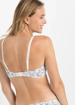 bonprix Lot de 3 soutiens-gorge coton à armatures|Femme Lingerie Coton|Soutiens-Gorge