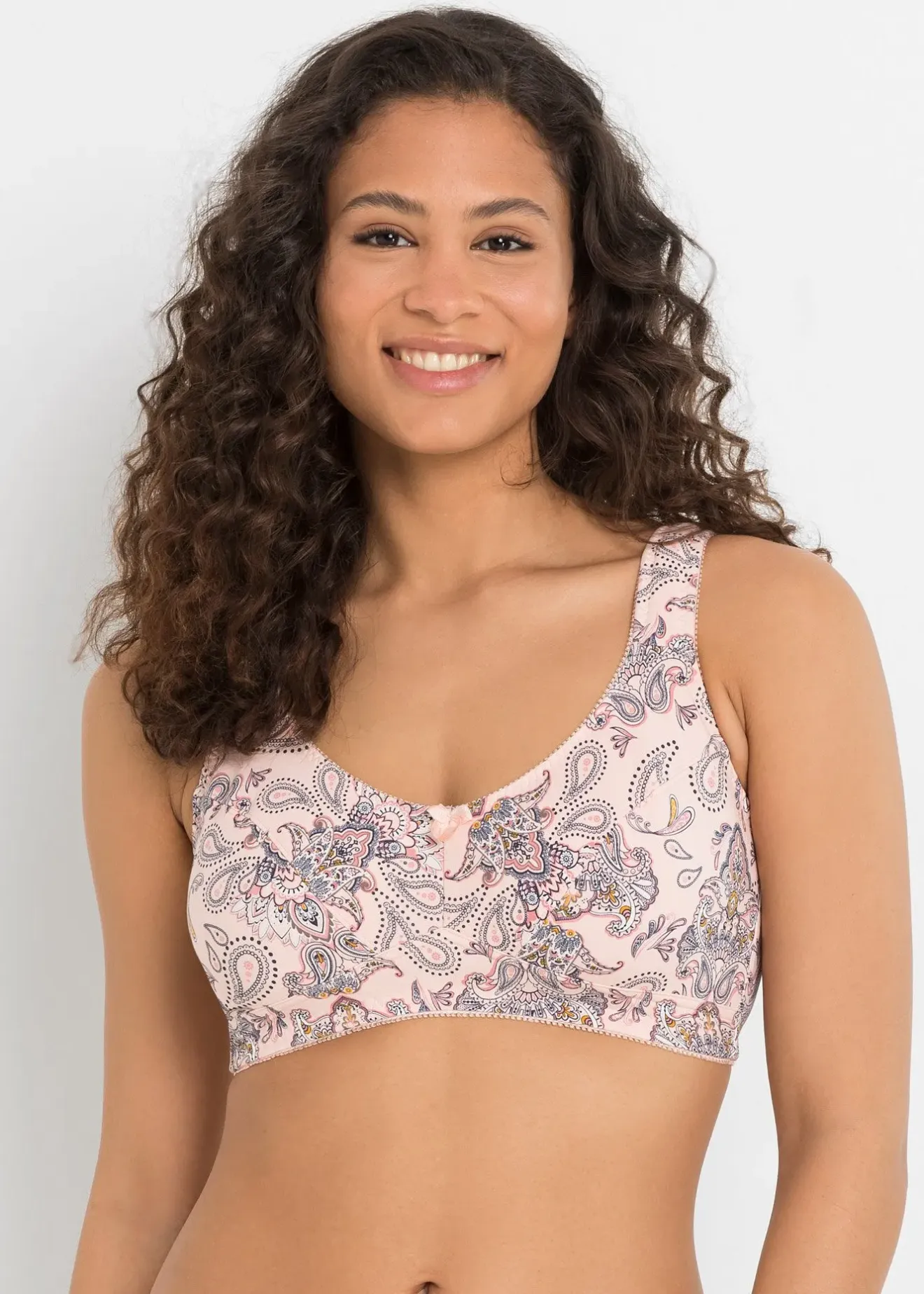 Femme bonprix Lingerie Coton|Soutiens-Gorge|Lot de 3 soutiens-gorge coton sans armatures