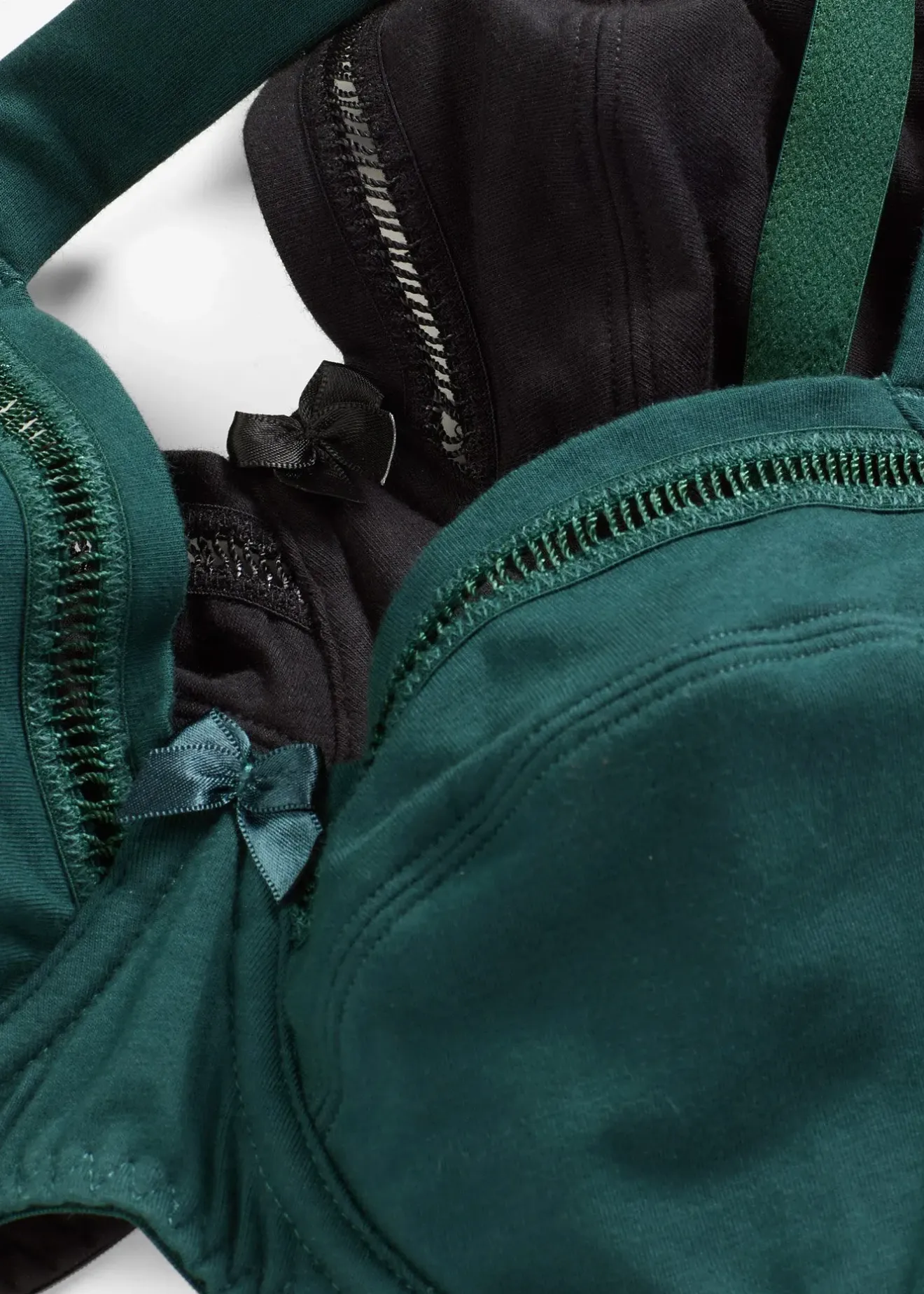 bonprix Lot de 2 soutiens-gorge coton à armatures|Femme Lingerie Coton|Soutiens-Gorge