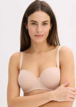 Femme bonprix Grands Bonnets D-H|Basiques|Lot de 2 soutiens-gorge coton multi-positions à armatures