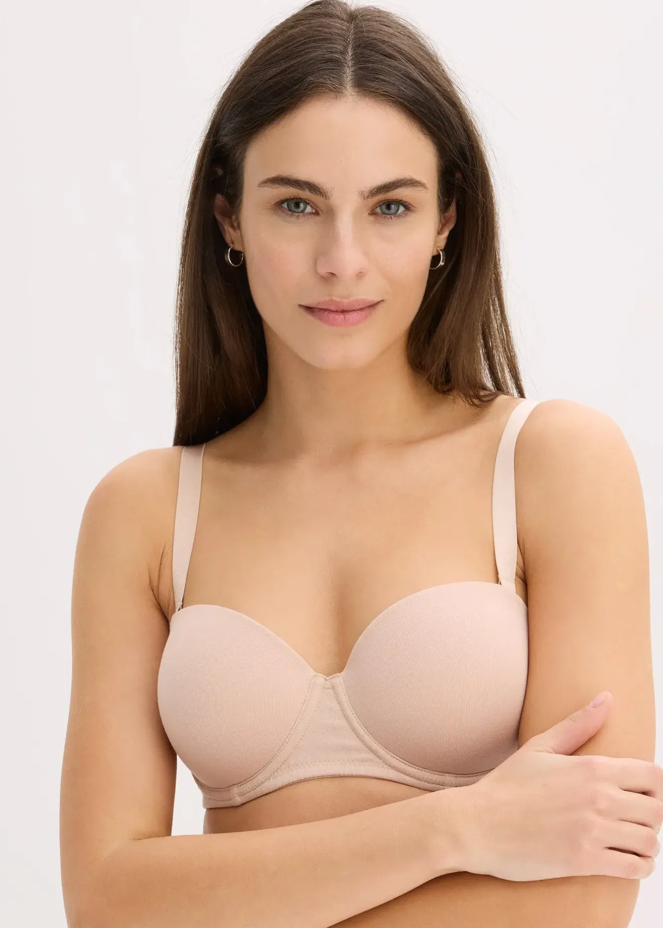 Femme bonprix Grands Bonnets D-H|Basiques|Lot de 2 soutiens-gorge coton multi-positions à armatures