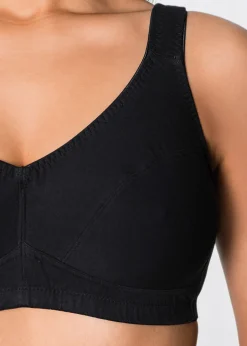 Femme bonprix Grands Bonnets D-H|Basiques|Lot de 2 soutiens-gorge coton sans armatures