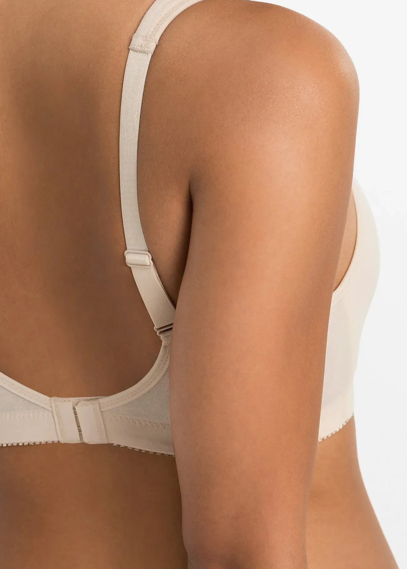 bonprix Lot de 2 soutiens-gorge coton moulés sans armatures|Femme Basiques|Lingerie Coton