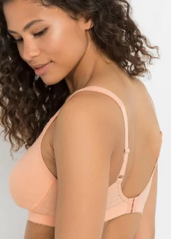 bonprix Lot de 2 soutiens-gorge coton moulés sans armatures|Femme Basiques|Lingerie Coton