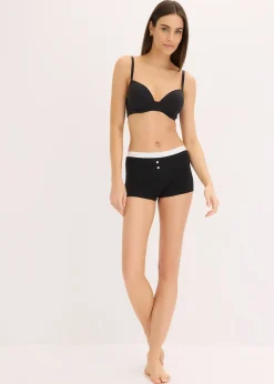 Femme bonprix Basiques|Lingerie Coton|Lot de 2 soutiens-gorge coton à coques et armatures