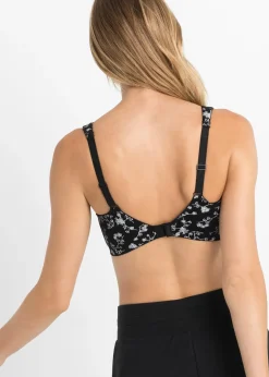 Femme bonprix Grands Bonnets D-H|Lingerie Coton|Lot de 2 soutiens-gorge coton sans armatures