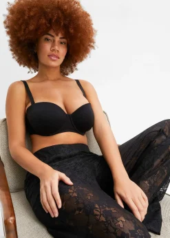 bonprix Lot de 2 soutiens-gorge coton multi-positions à armatures|Femme Grands Bonnets D-H|Basiques