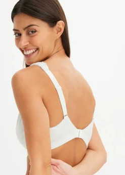 Femme bonprix Soutiens-Gorge|Grands Bonnets D-H|Lot de 2 soutiens-gorge coton minimiseurs sans armatures