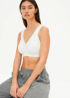 Femme bonprix Soutiens-Gorge|Grands Bonnets D-H|Lot de 2 soutiens-gorge coton minimiseurs sans armatures