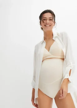 bonprix Lot de 2 soutiens-gorge d’allaitement coton sans armatures|Femme Maternité|Lingerie Coton