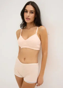 Femme bonprix Maternité|Lingerie Coton|Lot de 2 soutiens-gorge d’allaitement coton sans armatures