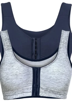 Femme bonprix Basiques|Lingerie Coton|Lot de 2 soutiens-gorge fermeture devant, sans armatures