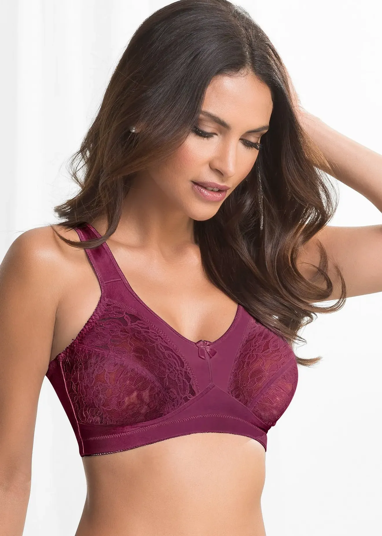 Femme bonprix Soutiens-Gorge|Lot de 2 soutiens-gorge grand maintien sans armatures, bretelles rembourrées