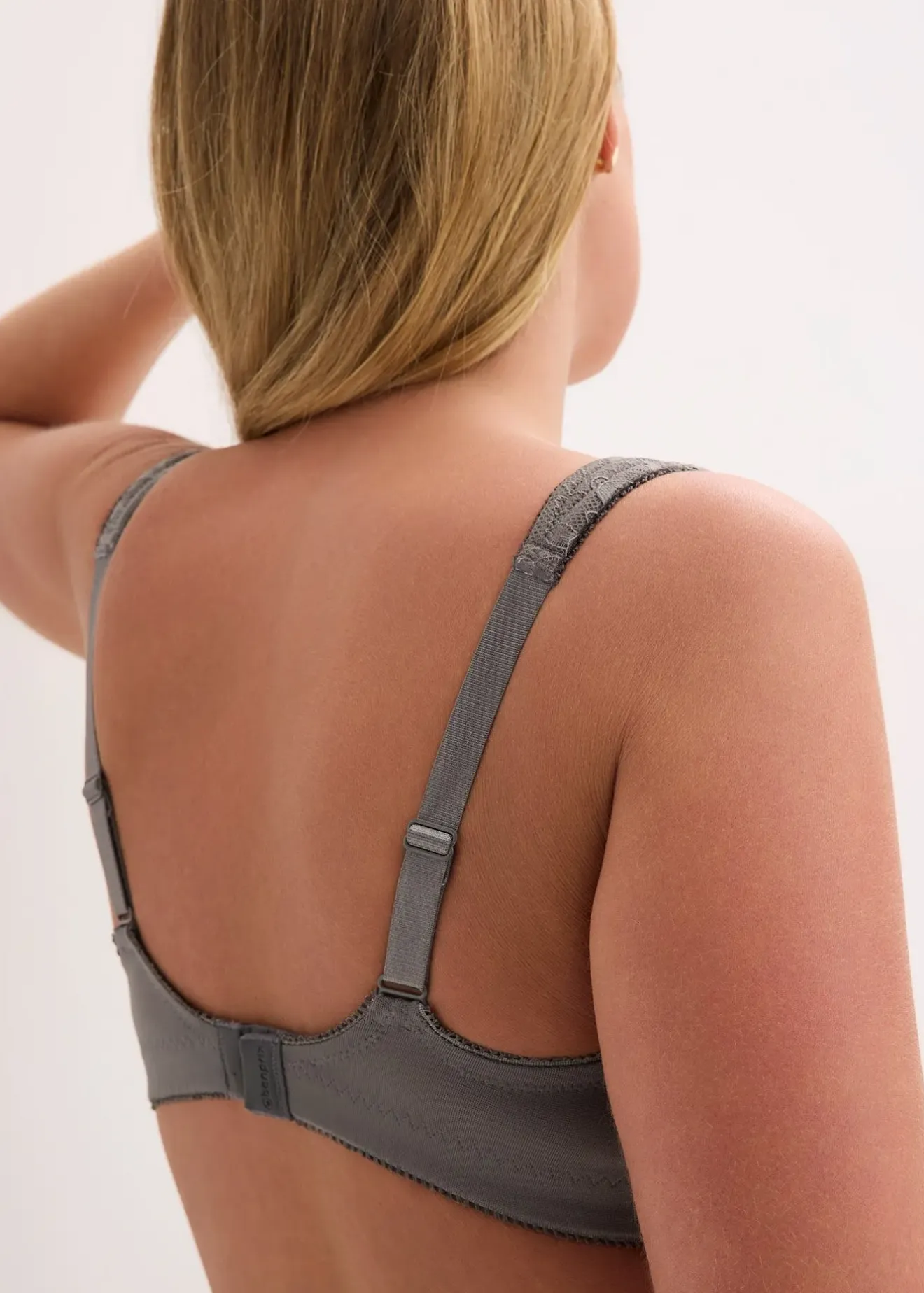 Femme bonprix Grands Bonnets D-H|Soutiens-Gorge|Lot de 2 soutiens-gorge grand maintien sans armatures avec bretelles rembourrées