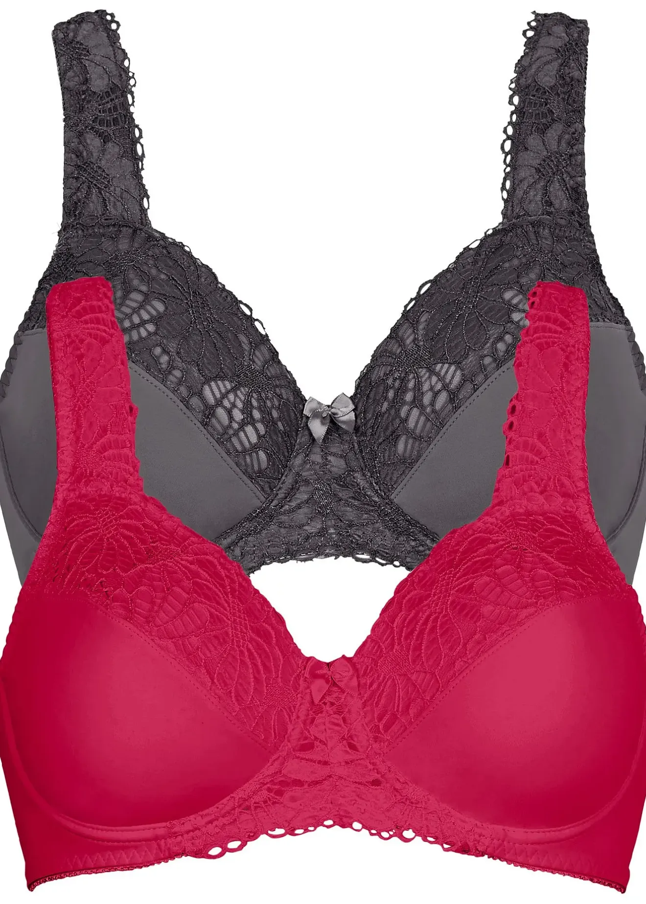 Femme bonprix Soutiens-Gorge|Lot de 2 soutiens-gorge minimiseurs à bretelles rembourrées