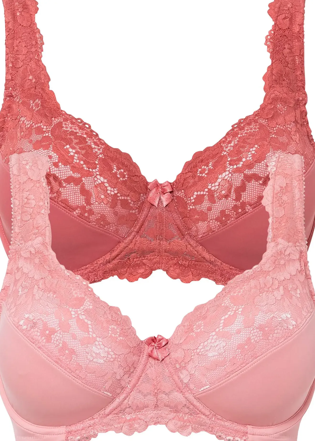 Femme bonprix Dessous|Soutiens-Gorge|Lot de 2 soutiens-gorge minimiseurs à bretelles rembourrées