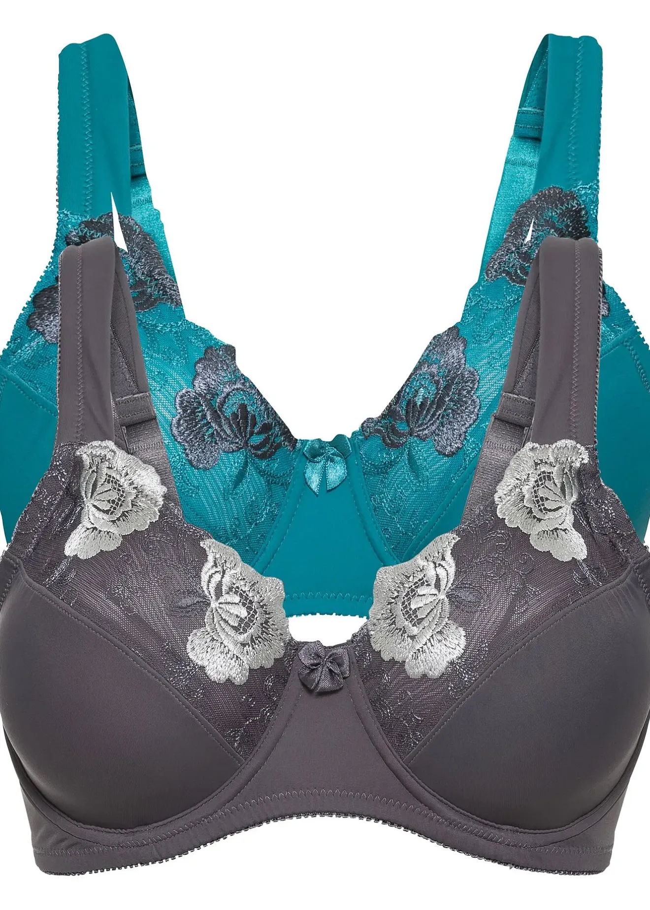 Femme bonprix Soutiens-Gorge|Lot de 2 soutiens-gorge minimiseurs à bretelles rembourrées