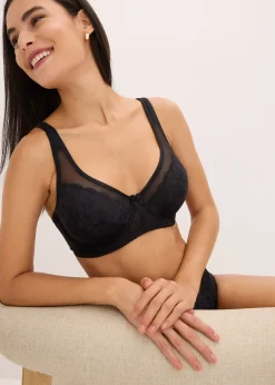 bonprix Lot de 2 soutiens-gorge minimiseurs à bretelles rembourrées|Femme Dessous|Soutiens-Gorge