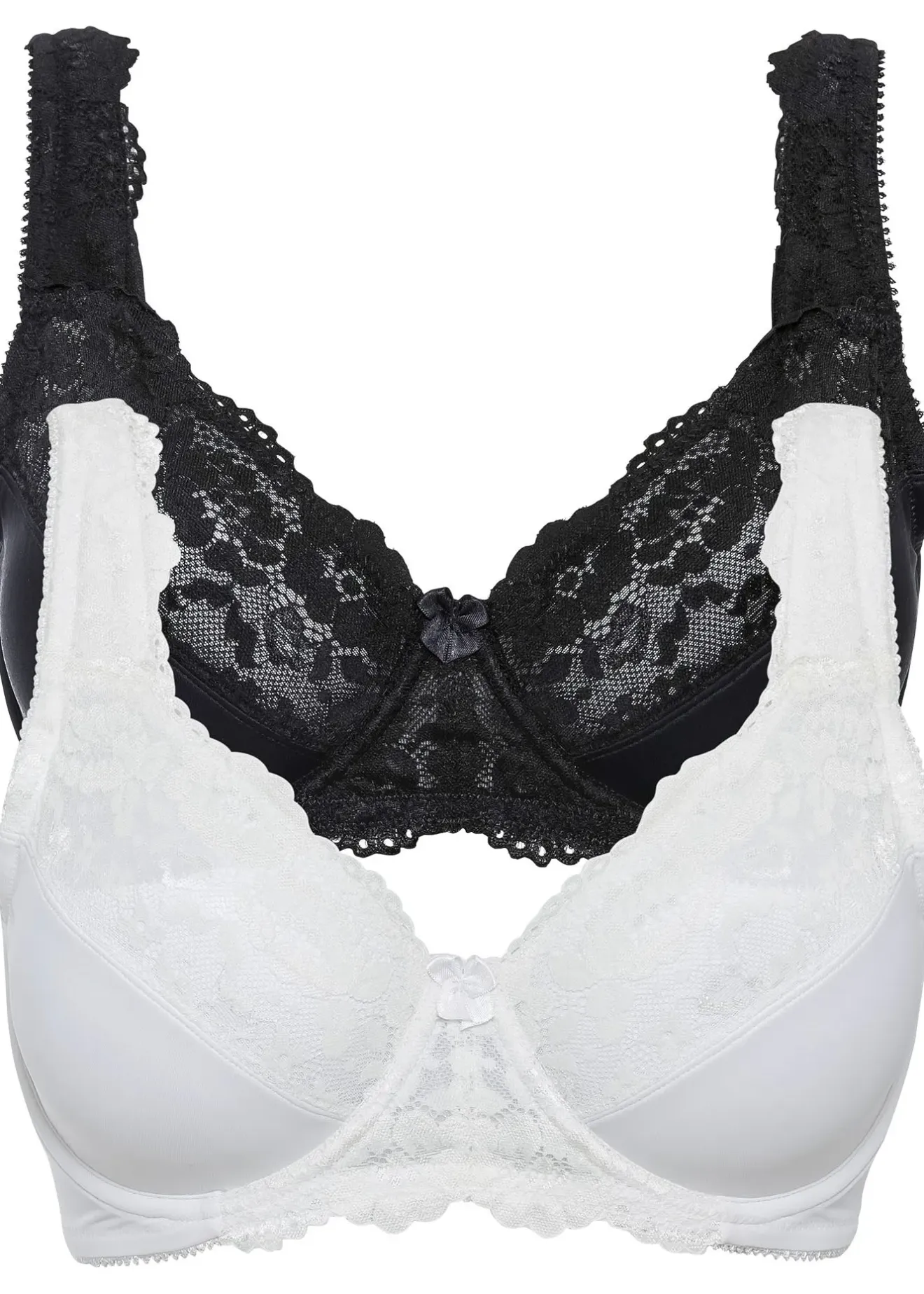 Femme bonprix Dessous|Soutiens-Gorge|Lot de 2 soutiens-gorge minimiseurs à bretelles rembourrées