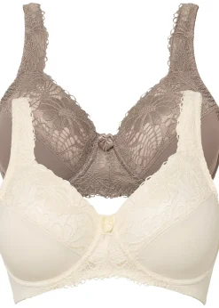 Femme bonprix Soutiens-Gorge|Lot de 2 soutiens-gorge minimiseurs à bretelles rembourrées