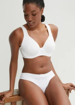 Femme bonprix Soutiens-Gorge|Lot de 2 soutiens-gorge moulés à armatures en matière brillante