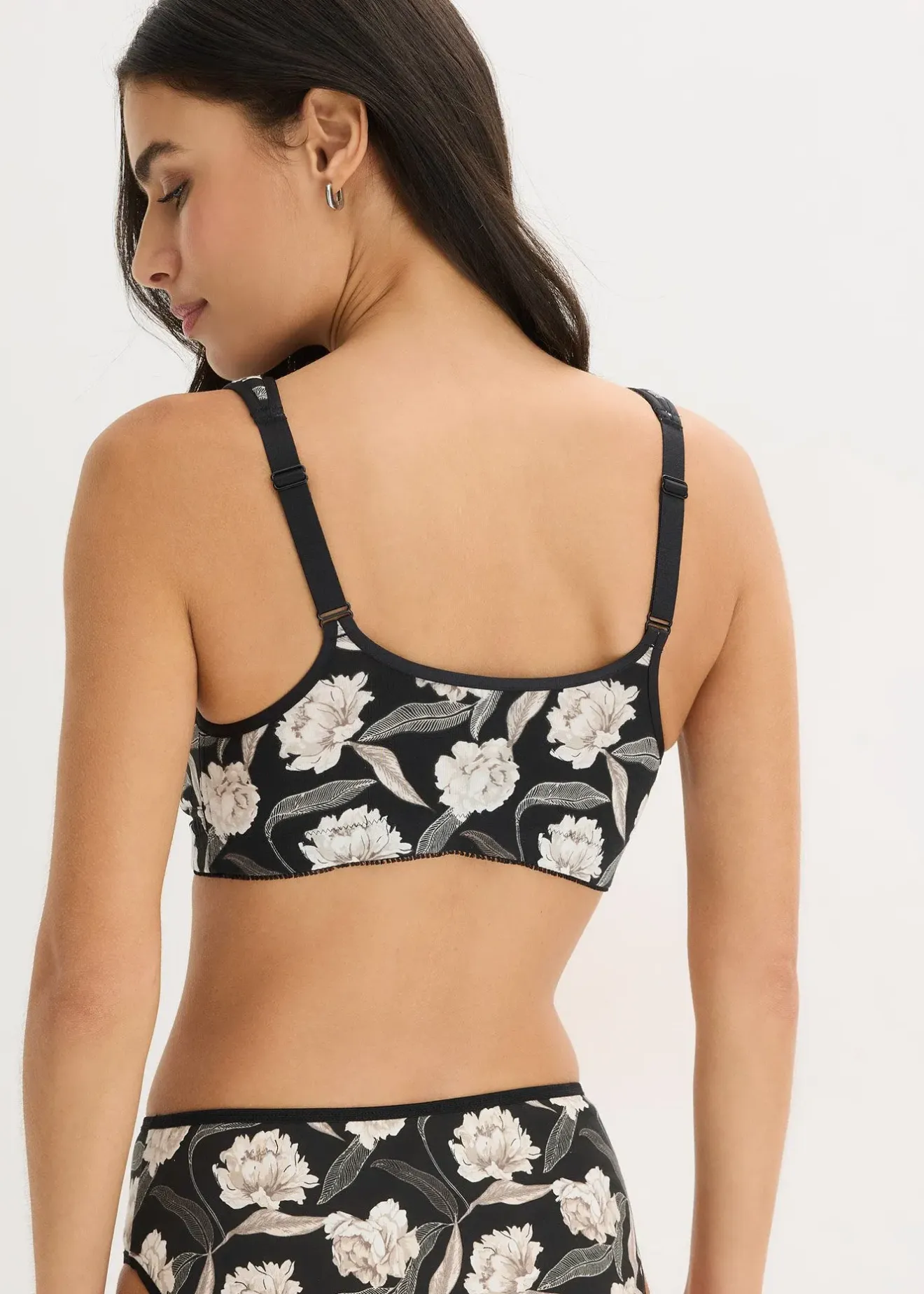 bonprix Lot de 2 soutiens-gorge sans armatures fermés devant|Femme Grands Bonnets D-H|Lingerie Coton