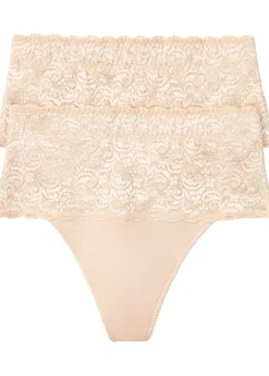 bonprix Lot de 2 strings sculptants, maintien modéré|Femme Bas