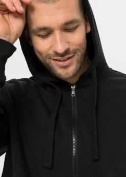 bonprix Lot de 2 sweats à capuche zippés|Homme Vêtements De Sport|Sweats