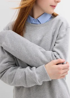 bonprix Lot de 2 sweats 100% coton|Enfant Vêtements Enfant|Filles 9-16 Ans·Lot De 2 Articles Et Plus