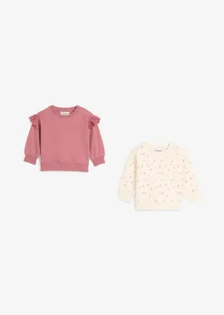 bonprix Lot de 2 sweats 100% coton|Enfant Vêtements Enfant|Lot De 2 Articles Et Plus