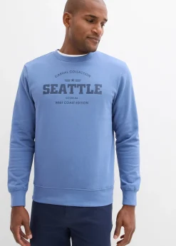 Homme bonprix Sweats|Lot de 2 sweats 100% coton