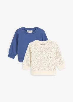 bonprix Lot de 2 sweats 100% coton|Enfant Vêtements Enfant|Lot De 2 Articles Et Plus