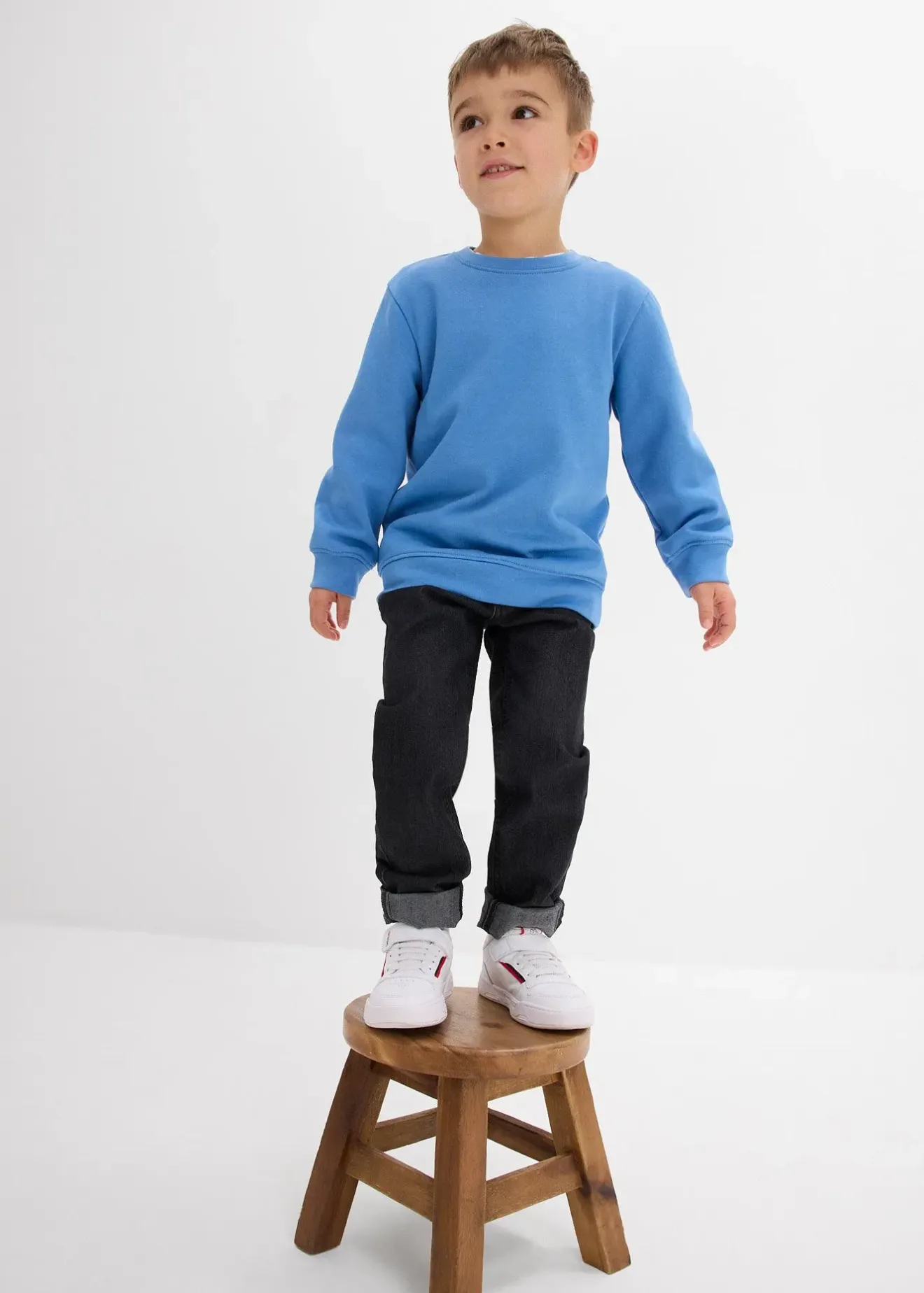 bonprix Lot de 2 sweat-shirts en matière douce|Enfant Vêtements Enfant|Garçons 2-8 Ans·Lots De 2 Articles Et Plus