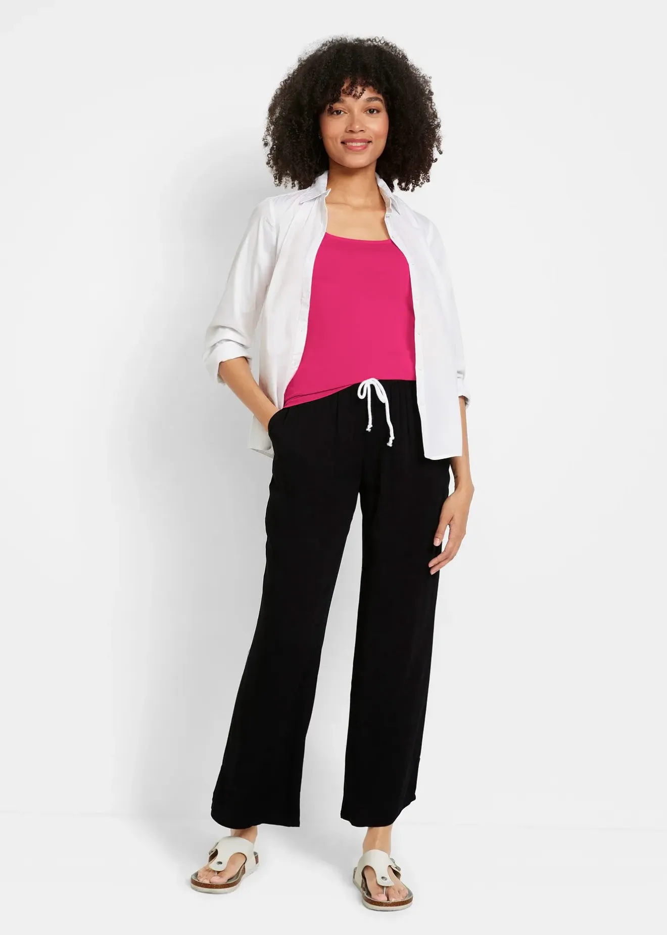 bonprix Lot de 2 tops|Femme Basiques|T-Shirts & Tops