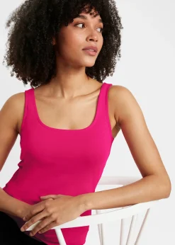 bonprix Lot de 2 tops|Femme Basiques|T-Shirts & Tops