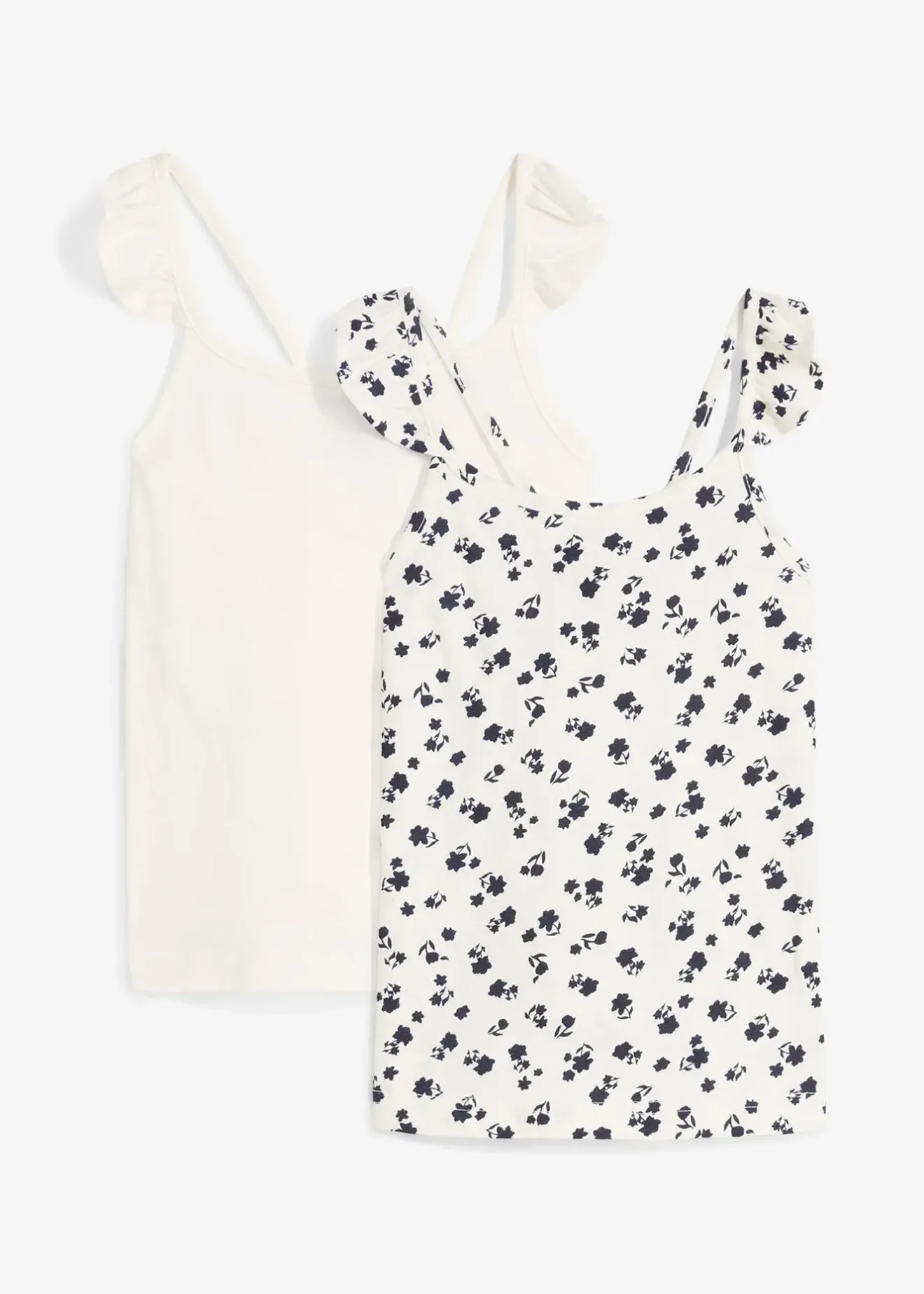 bonprix Lot de 2 tops 100% coton|Enfant Vêtements Enfant|Filles 2-8 Ans·Lot De 2 Articles Et Plus