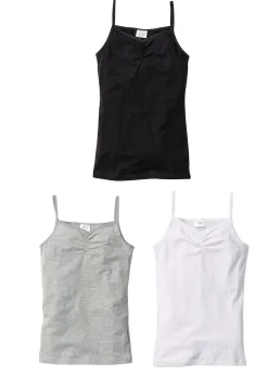 bonprix Lot de 3 tops coton|Enfant Vêtements Enfant|Lot De 2 Articles Et Plus