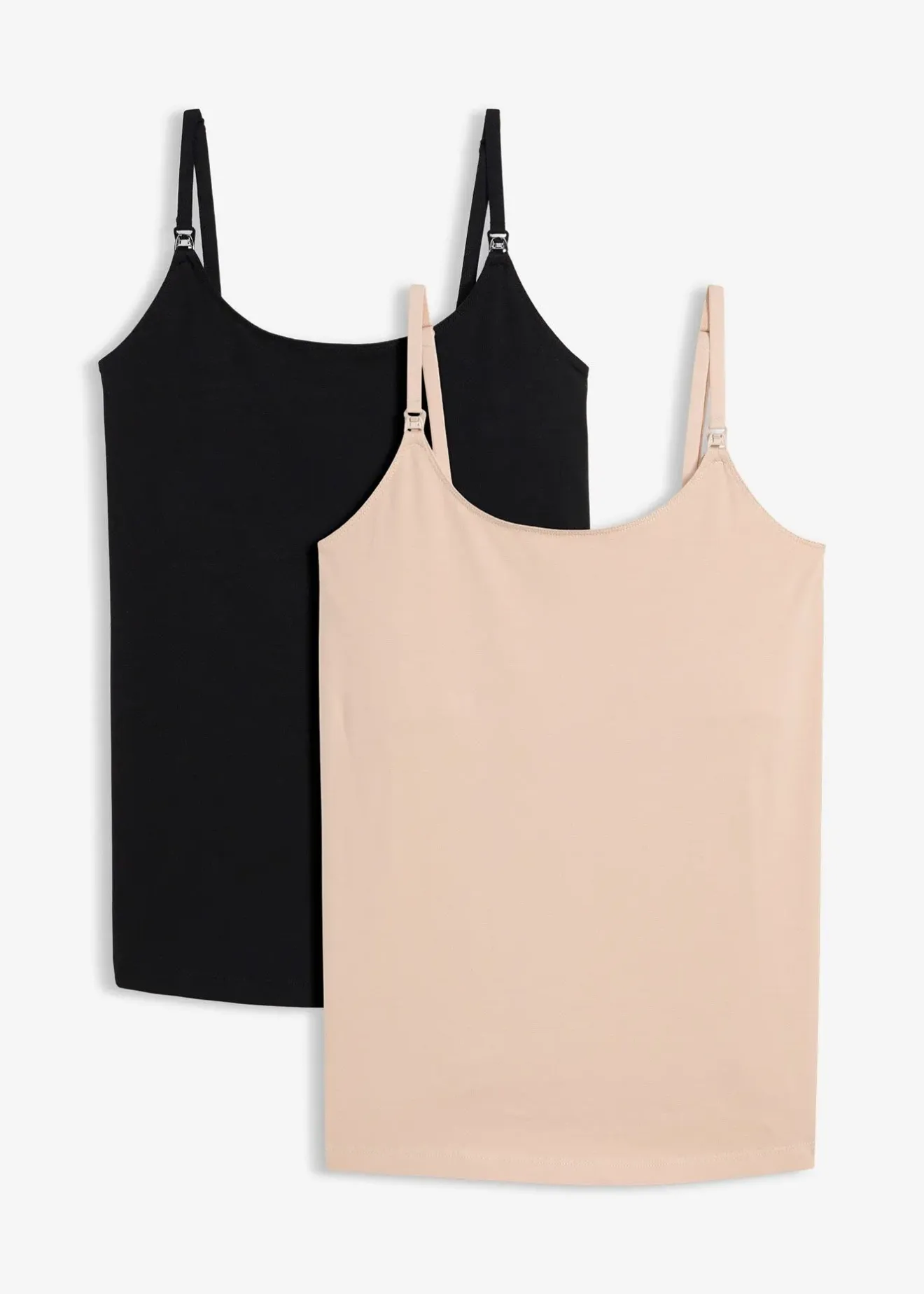 Femme bonprix Femme Enceinte|Lot de 2 tops d’allaitement en coton