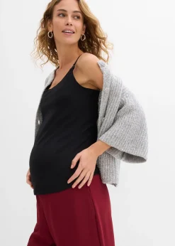 Femme bonprix Femme Enceinte|Lot de 2 tops d’allaitement en coton